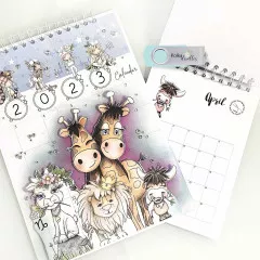 Polkadoodles - DIY Kalender Kit - Perpetual Calendar Template