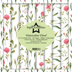 Paper Favourites Watercolour Floral 6x6 Paper Pack