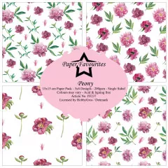 Paper Favourites - Peony - 6x6 Paper Pack