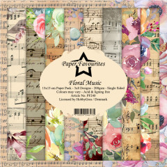 Paper Favourites - Floral Music - 6x6 Paper Pack