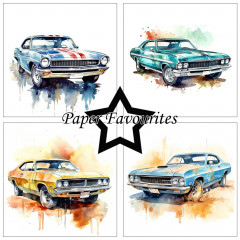 Paper Favourites - Muscle Cars - 6x6 Paper Pack