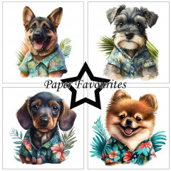 Paper Favourites - Summer Dogs - 6x6 Paper Pack