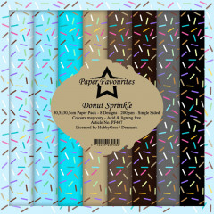 Paper Favourites Donut Sprinkle 12x12 Paper Pack