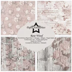 Paper Favourites - Rose Wood - 12x12 Paper Pack