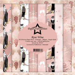 Paper Favourites - Rose Wine - 12x12 Paper Pack