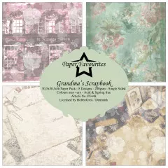 Paper Favourites - Grandmas Scrapbook - 12x12 Paper Pack