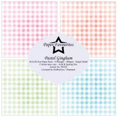 Paper Favourites - Pastel Gingham - 12x12 Paper Pack