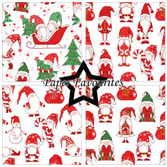 Paper Favourites - Christmas Gnomes - 12x12 Paper Pack