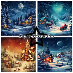 Paper Favourites - Winter Village - 12x12 Paper Pack