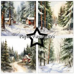 Paper Favourites - Winter Forest - 12x12 Paper Pack