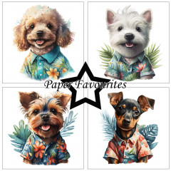 Paper Favourites - Summer Dogs - 12x12 Paper Pack