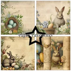 Paper Favourites - Vintage Easter - 12x12 Paper Pack