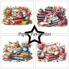 Paper Favourites - Sleeping Cats - 12x12 Paper Pack