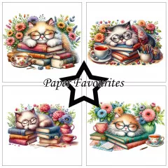 Paper Favourites - Sleeping Cats - 12x12 Paper Pack