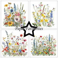 Paper Favourites - Wild Flowers - 6x6 Paper Pack