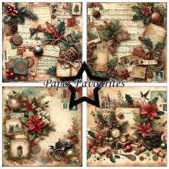 Paper Favourites - Vintage Christmas - 6x6 Paper Pack