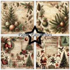 Paper Favourites - Vintage Christmas - 6x6 Paper Pack