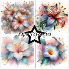 Paper Favourites - Abstract Flowers - 6x6 Paper Pack