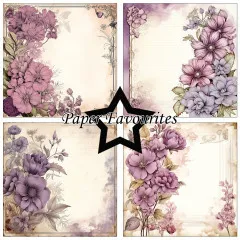 Paper Favourites - Vintage Mauve - 6x6 Paper Pack