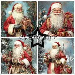 Paper Favourites - Vintage Santa - 6x6 Paper Pack