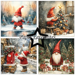 Paper Favourites - Christmas Gnomes - 6x6 Paper Pack