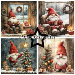 Paper Favourites - Christmas Gnomes - 6x6 Paper Pack