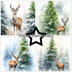 Paper Favourites - Reindeer - 6x6 Paper Pack
