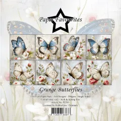 Paper Favourites - Grunge Butterflies - 6x6 Paper Pack