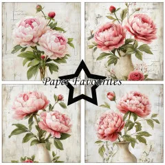 Paper Favourites - Grunge Floral - 6x6 Paper Pack