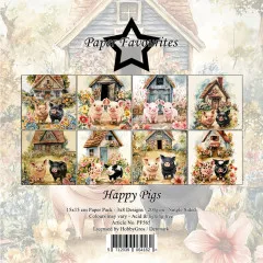 Paper Favourites - Happy Pigs - 6x6 Paper Pack