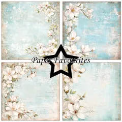 Paper Favourites - Dusty Blue Magnolia - 6x6 Paper Pack