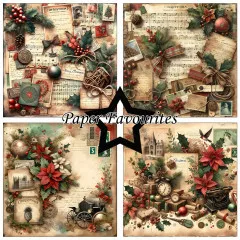 Paper Favourites - Vintage Christmas - 12x12 Paper Pack