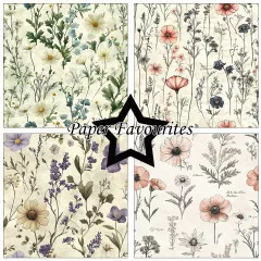 Paper Favourites - Wild Flower - 12x12 Paper Pack