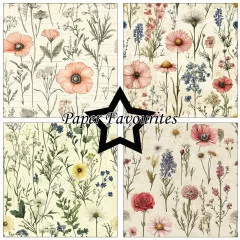 Paper Favourites - Wild Flower - 12x12 Paper Pack