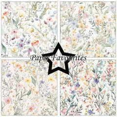 Paper Favourites - Spring Flowers - 12x12 Paper Pack