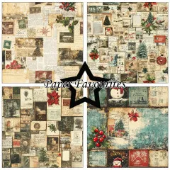 Paper Favourites - Christmas Collage - 12x12 Paper Pack