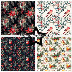 Paper Favourites - Boho Christmas - 12x12 Paper Pack