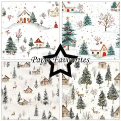 Paper Favourites - Winter Scene - 12x12 Paper Pack
