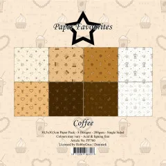 Paper Favourites - Coffee - 12x12 Paper Pack