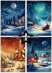 Paper Favourites - Winter Village - A5 Paper Pack