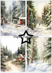 Paper Favourites - Winter Forest - A5 Paper Pack