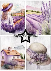 Paper Favourites - Lavender - A5 Paper Pack