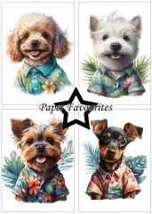 Paper Favourites - Summer Dogs - A5 Paper Pack