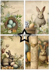 Paper Favourites - Vintage Easter - A5 Paper Pack