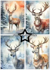 Paper Favourites - Christmas Stag - A5 Paper Pack