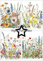 Paper Favourites - Wild Flowers - A5 Paper Pack