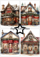 Paper Favourites - Christmas House - A5 Paper Pack