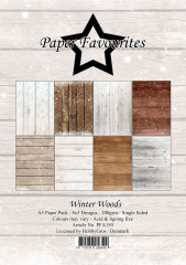 Paper Favourites - Winter Woods - A5 Paper Pack