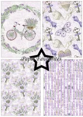 Paper Favourites - Lavender - A5 Paper Pack