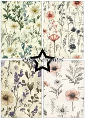 Paper Favourites - Wild Flower - A5 Paper Pack